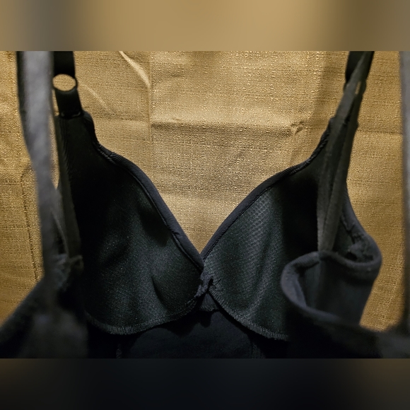 PEEP Black Size Large Spandex Sleeveless Dress w/ Split - Picture 5 of 6